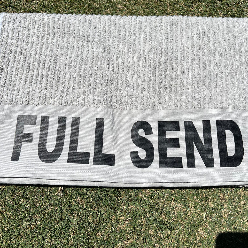 FULL SEND TOUR Caddie Golf Towel by e9 Golf