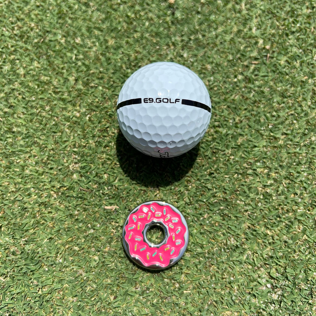 Sprinkle Donut Golf Ball Marker by e9 golf