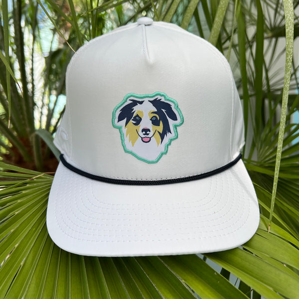 Tripp Dog Mascot Logo Performance Tech Rope Hat by Pukka