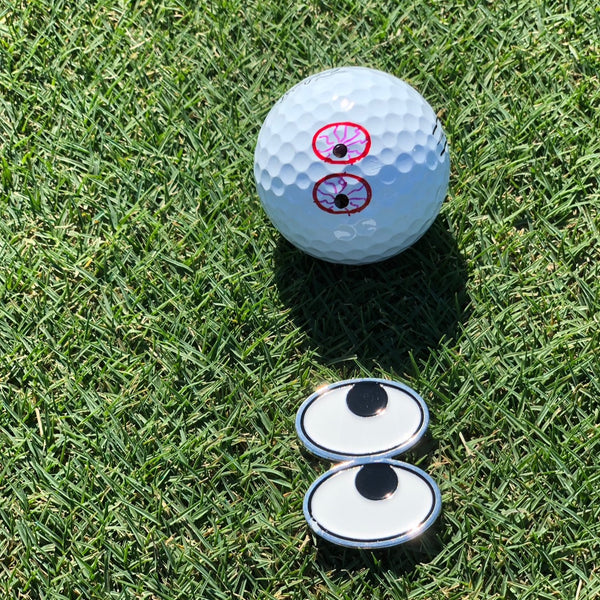 e9 golf Hat Clip Ball Marker - Give em some "Side Eye"