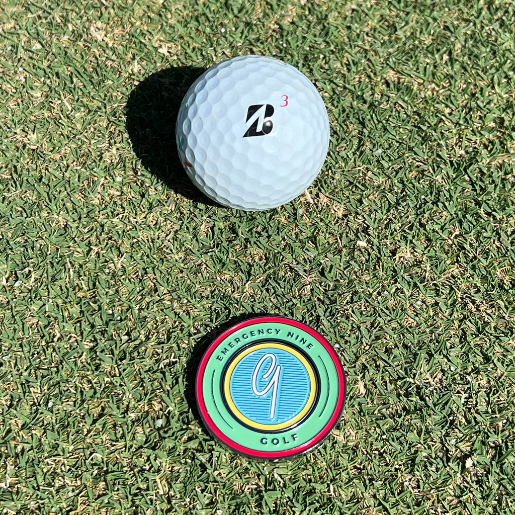 Emergency Nine Golf Ball Marker 2-in-1 by e9 golf