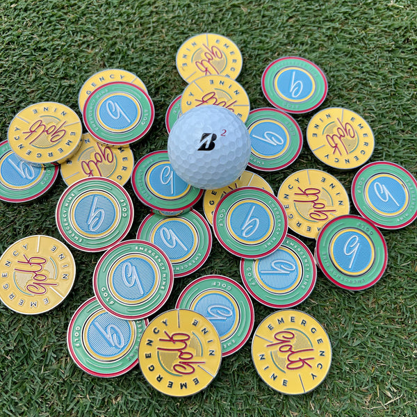 Emergency Nine Golf Ball Marker 2-in-1 by e9 golf