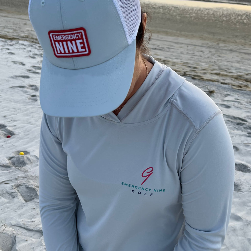 e9 golf x Vapor Womens Long Sleeve UPF 50+ Moisture Wicking Hoodie