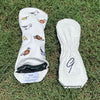 e9 golf x Winston Collection Genuine Leather Golf Head Covers - “Fore The Birds”