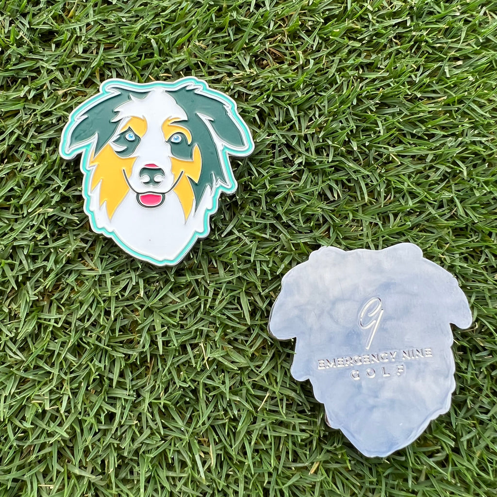 "Tripp" Dog Golf Ball Marker by e9 golf