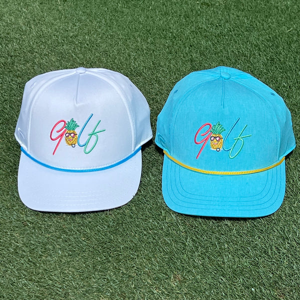 e9 golf Pineapple Performance Tech Rope Hat by Pukka