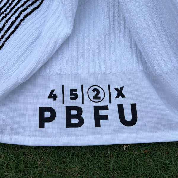 "PBFU" TOUR Caddie Golf Towel by e9 Golf