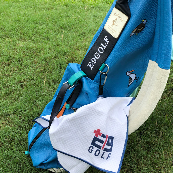 e9 golf Microfiber Golf Towel with Carabiner