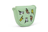 e9 golf Round Mallet Putter Cover - “Fore the Birds” -