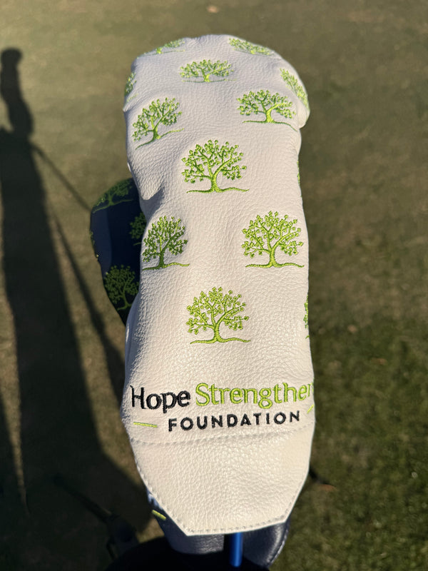E9 Golf X Hope Strengthens Foundation Luxe Leather Collection Golf Head Covers