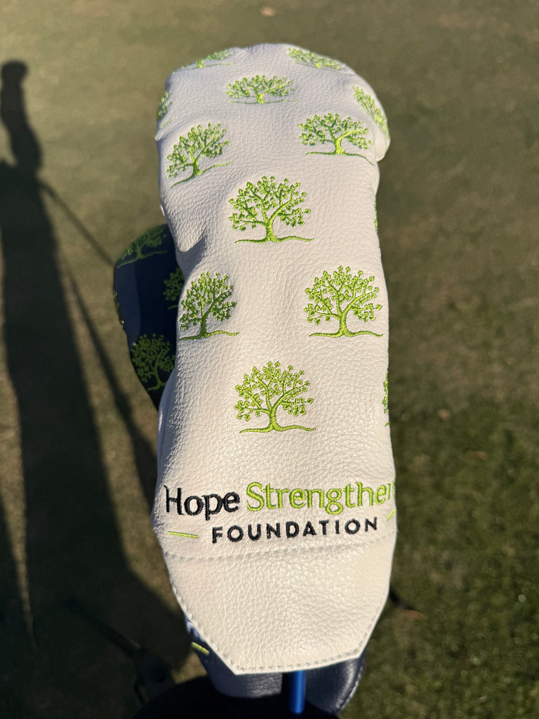 E9 Golf X Hope Strengthens Foundation Luxe Leather Collection Golf Head Covers