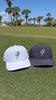 e9 golf Logo Mid Crown Performance Tech Hat by Pukka
