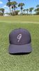 e9 golf Logo Mid Crown Performance Tech Hat by Pukka
