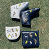 E9 Golf Luxe Leather Collection Putter Cover - “Fore the Birds”