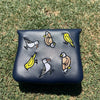 E9 Golf Luxe Leather Collection Putter Cover - “Fore the Birds”