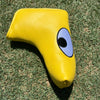 e9 golf Luxe Leather Collection Putter Cover - “Googly Eyes”