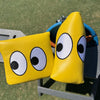 e9 golf Luxe Leather Collection Putter Cover - “Googly Eyes”