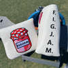 E9 Golf Luxe Leather Collection Putter Cover - “F.I.G.J.A.M.”