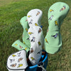 e9 golf Round Mallet Putter Cover - “Fore the Birds” -