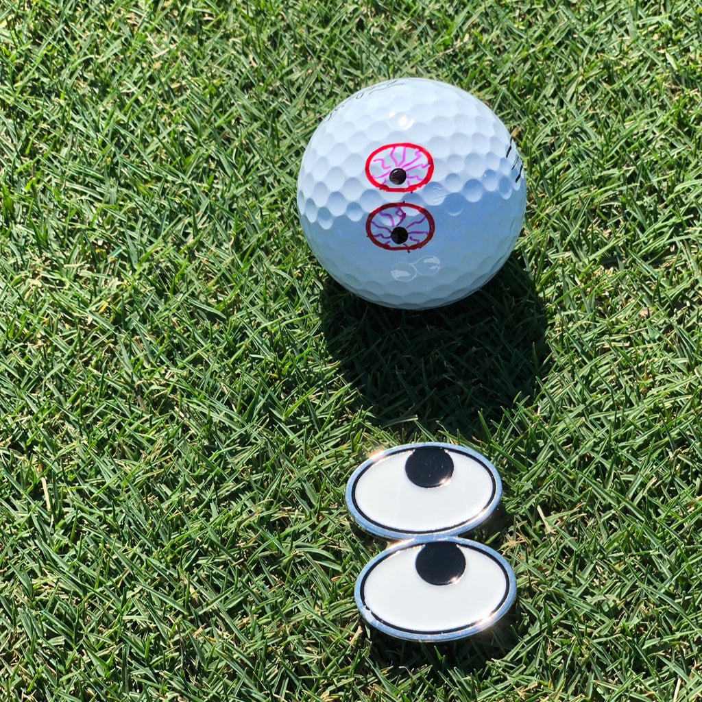 e9 golf Hat Clip Ball Marker - Give em some Side Eye