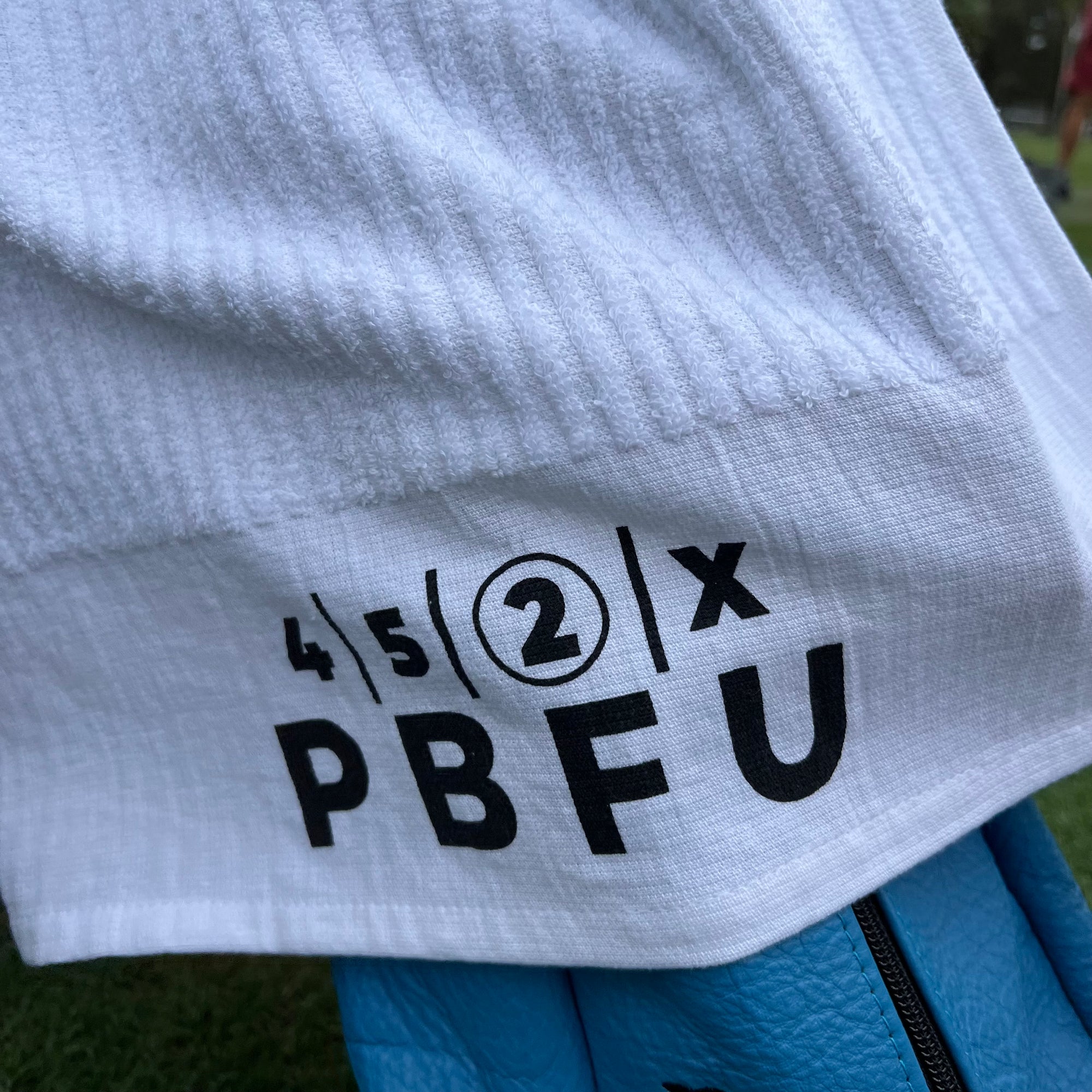 "PBFU" TOUR Caddie Golf Towel by e9 Golf e9.golf