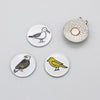 e9 golf "Fore the Birds" Golf Hat Clip Set with Three Ball Markers